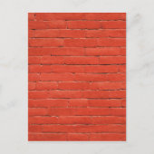 Red Orange Wall Postkarte (Vorderseite)
