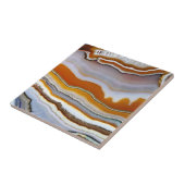 Red Orange White Black Blue Gold Agate Geode Fliese (Seite)