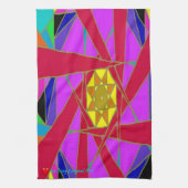 Red Orange Yellow Blue Lavender Welcher Weg? Geschirrtuch (Vertikal)