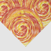 Red Orange Yellow Mandala Decoupage Seidenpapier (Ausschnitt)