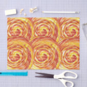 Red Orange Yellow Mandala Decoupage Seidenpapier (Handwerk)