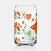 Red Orange Yellow Poppy Flowers Poppies Flower Dosenglas (Rechts)