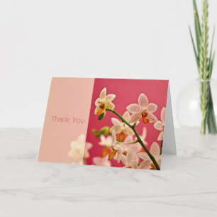 Red Orchid ・ Dankeschön Karte