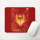 Red Orchid Mousepad (Mit Mouse)
