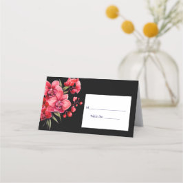 Red Orchid Platzkarte Guest Table Response Card