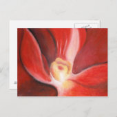 Red Orchid Postkarte (Vorne/Hinten)