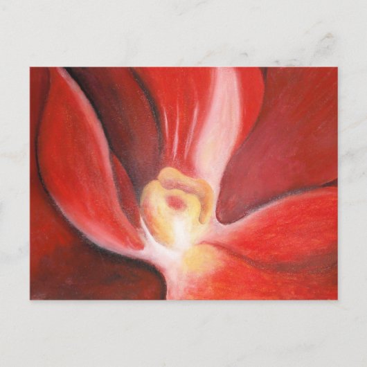 Red Orchid Postkarte (Vorderseite)