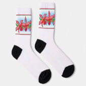 Red Orchid Socken (Rechts)