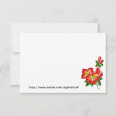 Red Orchid Wedding Blume UAWG Ankündigung 2 (Rückseite)