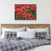 Red Orchids Leinwanddruck (Insitu (Schlafzimmer))