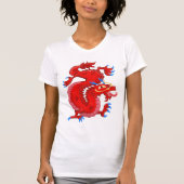 Red Oriental Dragon T-Shirt (Vorderseite)