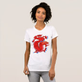 Red Oriental Dragon T-Shirt (Vorne ganz)