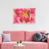 Red Oriental Lily Leinwanddruck (Insitu (Wohnzimmer))