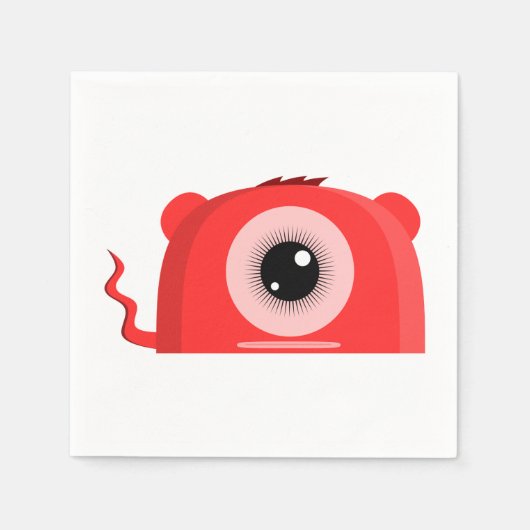 Red Oso Paper Napkins Serviette (Vorderseite)