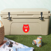Red Owl Design Aufkleber (Kühler)