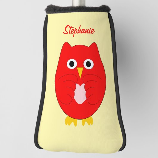 Red Owl Design Golf Headcover (Rotieren 90)