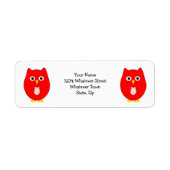 Red Owl Design Return Address (Vorne)