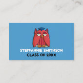 Red Owl Grad Aqua Platzkarte (Rückseite)