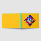 Red Owl Retro Diamond Gästebuch (Voll)