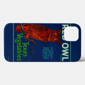 Red Owl Vegetable Label Case-Mate iPhone Hülle (Rückseite (Horizontal))