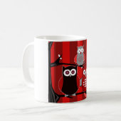 Red Owls Kaffeetasse (Vorderseite Links)