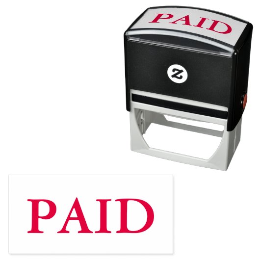 Red Paid Permastempel (Beispiel)