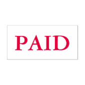 Red Paid Permastempel (Design)