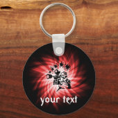 Red Paintball Schlüsselanhänger (Vorderseite)