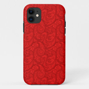 Red Paisley iPhone 11 Hülle