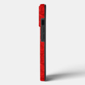 Red Paisley Case-Mate iPhone Hülle (Rückseite / Links)