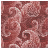 Red Paisley Exotic Pattern Stoff (Nahaufnahme)