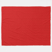 Red Paisley Fleecedecke (Vorderseite (Horizontal))