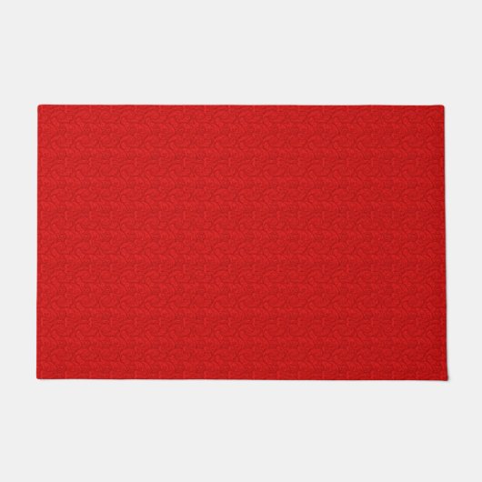 Red Paisley Fußmatte (Vorderseite)