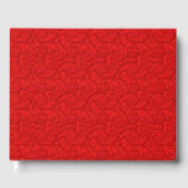 Red Paisley Gästebuch (Vorderseite)