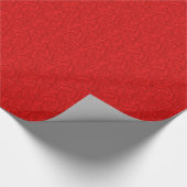 Red Paisley Geschenkpapier (Ecke)