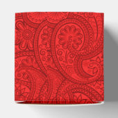 Red Paisley Geschenkschachtel (Oben)