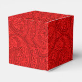 Red Paisley Geschenkschachtel (Rückseite)