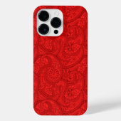 Red Paisley iPhone Hülle (Rückseite)