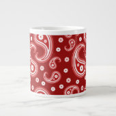 Red Paisley Jumbo-Tasse (Vorderseite)