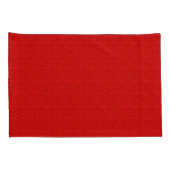 Red Paisley Kissenbezug (Rückseite-Rechts)