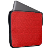 Red Paisley Laptopschutzhülle (Vorne Rechts)