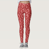 Red Paisley Leggings (Vorderseite)