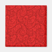 Red Paisley Magnet (Vorne)