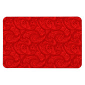 Red Paisley Magnet (Horizontal)