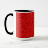 Red Paisley Tasse (Links)
