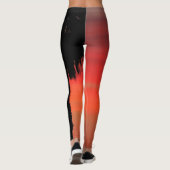 RED Palm Tree Leggings (Rückseite)
