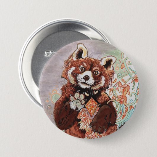 Red Panada Cimetta Button (Vorne & Hinten)