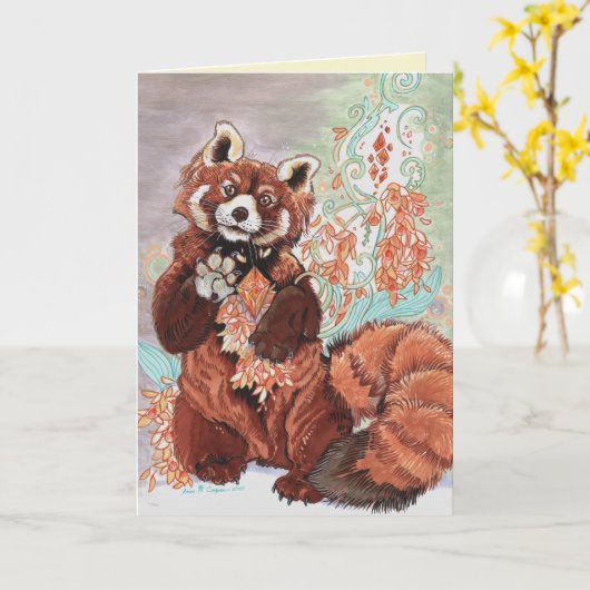 Red Panada Cimetta Karte (Gelbe Blume)