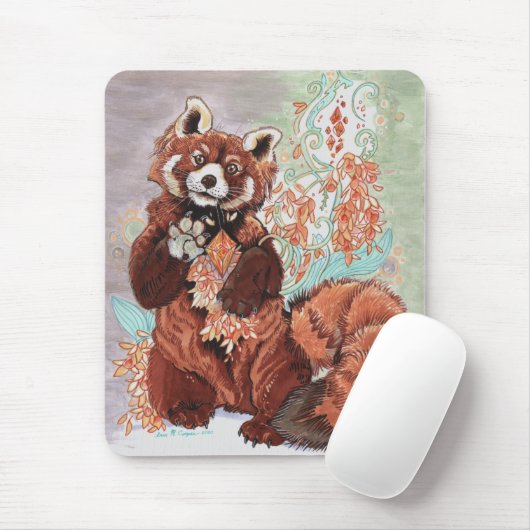 Red Panada Cimetta Mousepad (Mit Mouse)