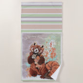 Red Panada Cimetta Strandtuch (Vorderseite)